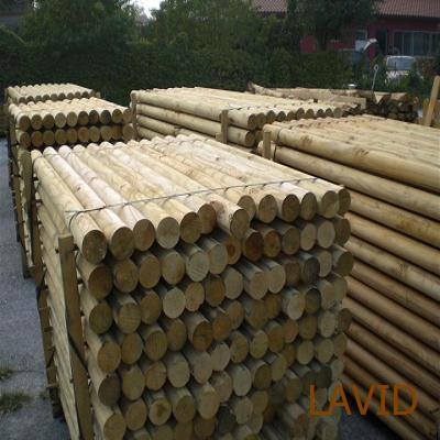 MEDIO POSTE DE MADERA 